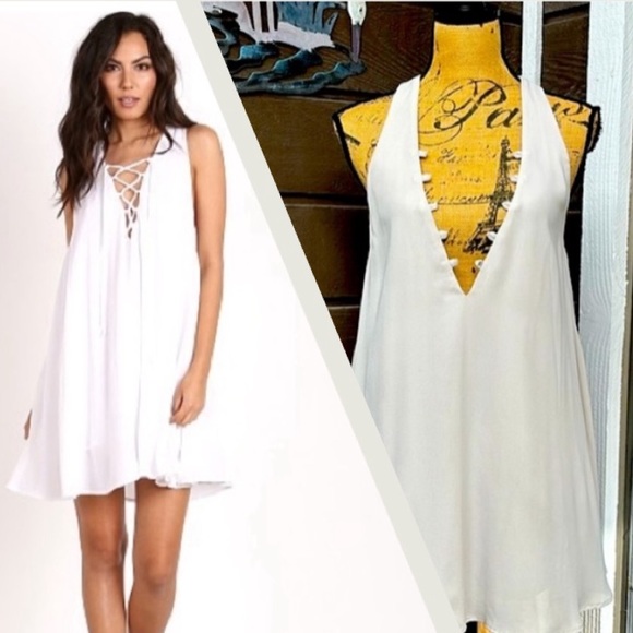 Show Me Your MuMu Dresses & Skirts - Show Me Your MuMu Gray Ranch Mirage Tunic Dress
